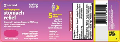 Stomach Relief Label 105 Front (Stomach Relief Label 105 Front)